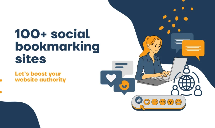 100+ social bookmarking sites