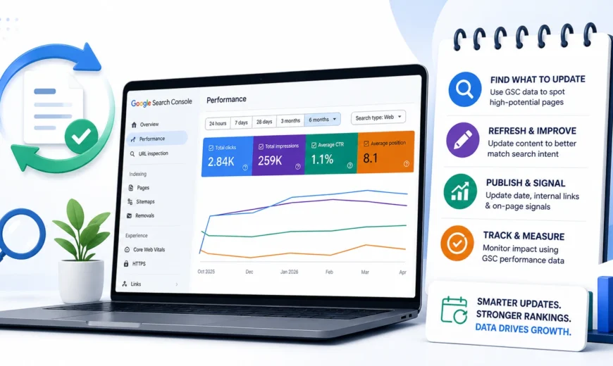 How to Refresh Content Using GSC The Data-Driven SEO Update Workflow (2026)
